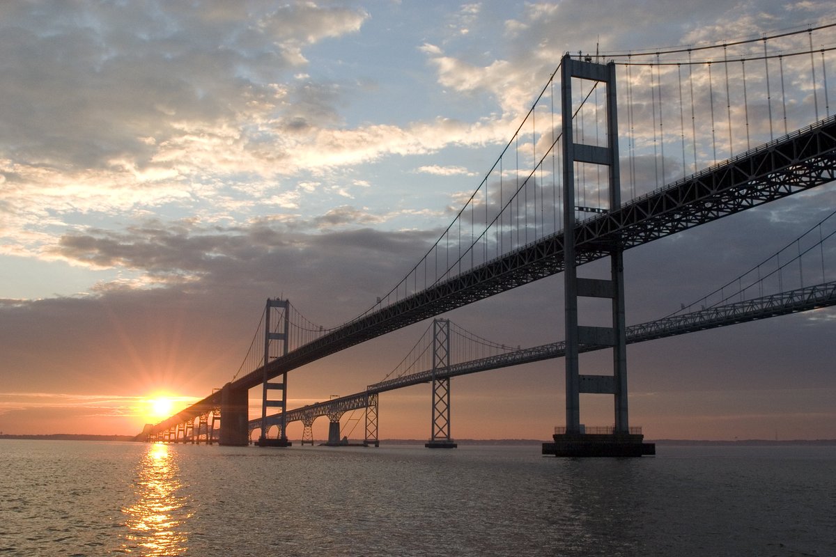 Headed to the opposite shore via the Bay Bridge today? Best drive time eastbound is after 4P and westbound is before 10A or after 6P. Complete holiday week suggested times to cross here bit.ly/3I0QyeF. #4thofJuly #MDShorebound