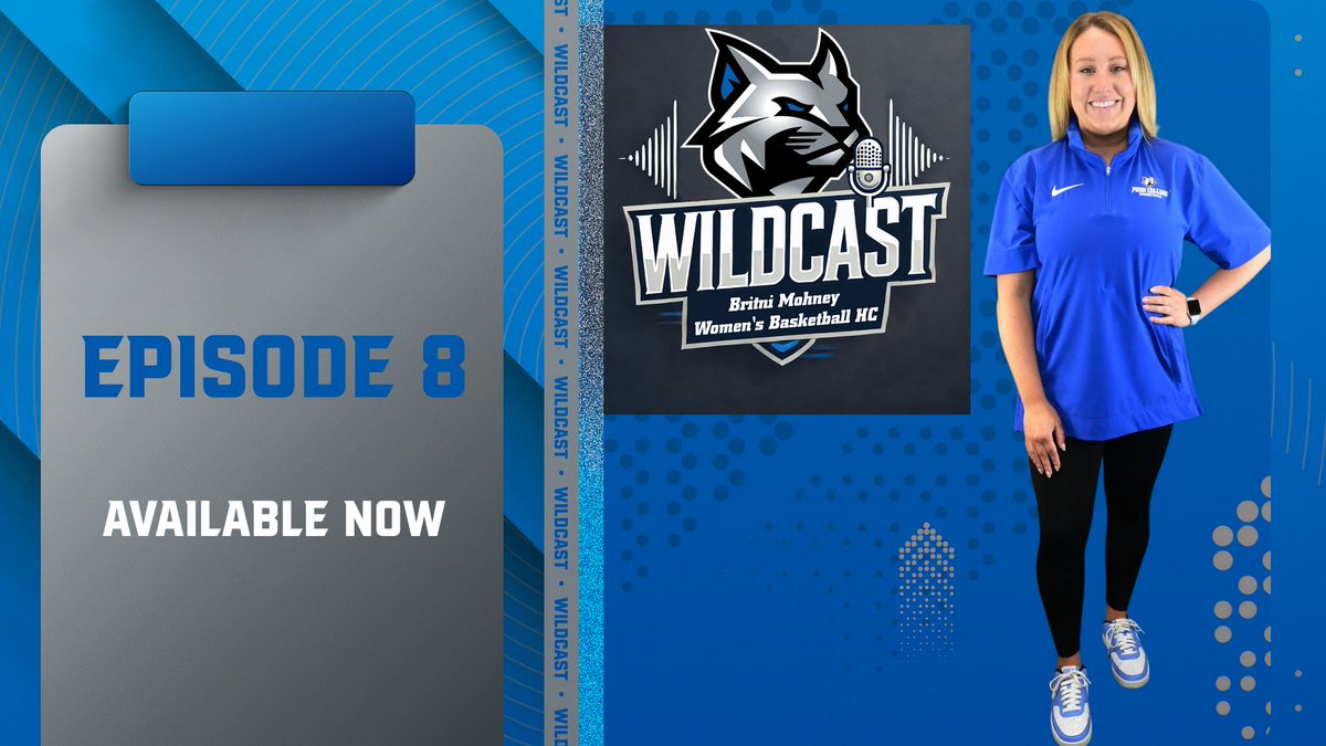 Out now❗Episode 8 of WildCast featuring Penn College Women's Basketball Head Coach, Britni Mohney has dropped. Tune in wherever you get your podcasts to hear about their experiences at Penn College🔊