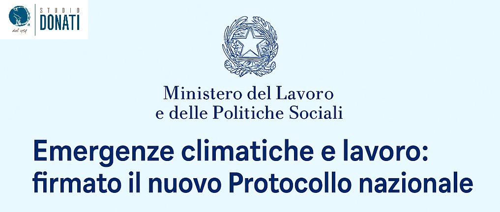 StudioDonati's tweet photo. 🌡️Firmato il #ProtocolloCaldo: più tutele contro le emergenze climatiche nei luoghi di lavoro:
✅ CIG automatica
✅ Riorganizzazione turni
✅ Valutazione rischio microclima
✅ Premialità #INAIL
Sicurezza e produttività possono convivere.
@MinLavoro
#SicurezzaSulLavoro #HR #CDL https://t.co/Z3JNikEQ2w