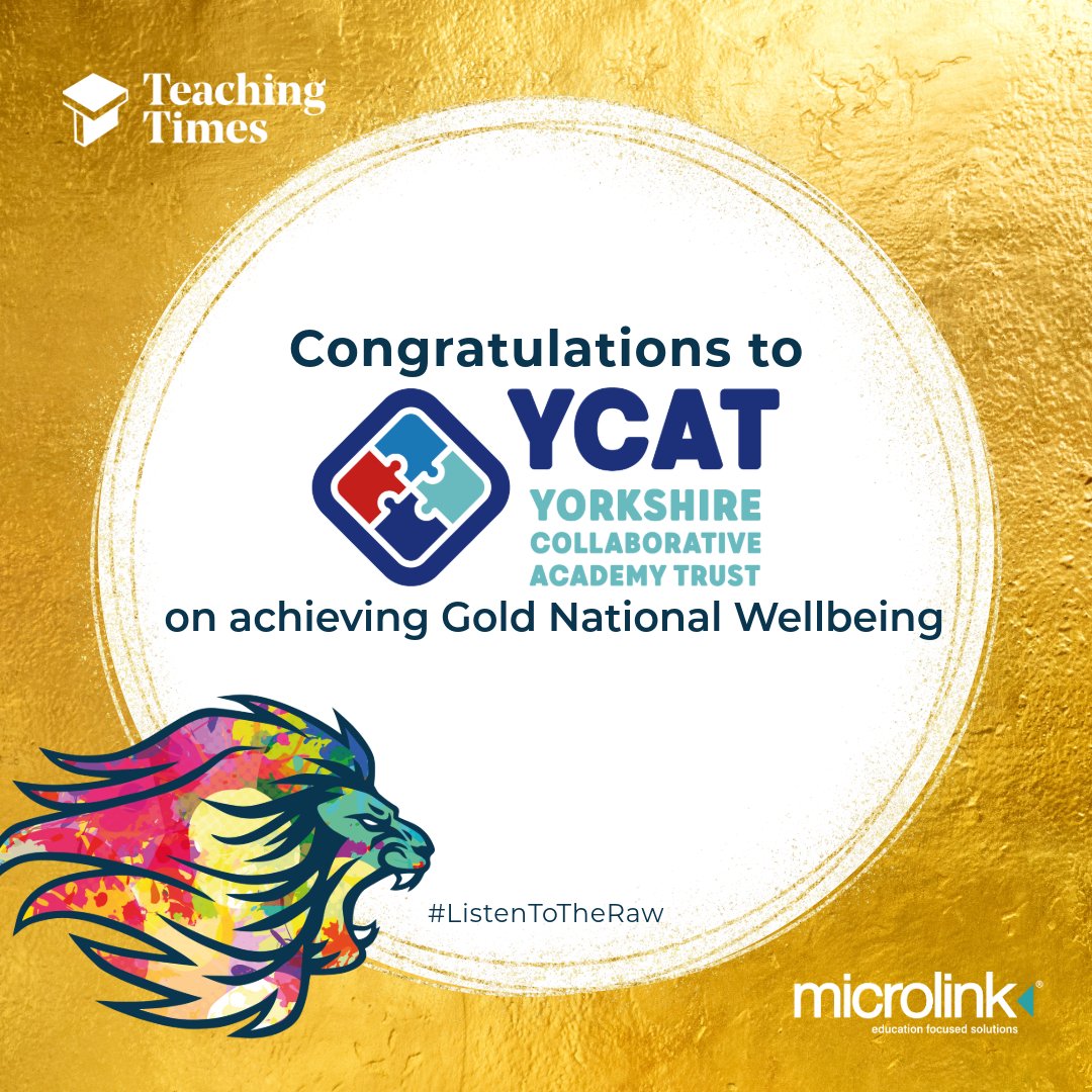 Microlink PC Education (@microlinke) on Twitter photo 🎉 Huge congratulations to YCAT on achieving the #GoldNationalWellbeingAward!
We’re so proud of your dedication to supporting staff and students alike - a fantastic milestone 👏
If your school wants to embrace #wellbeing, visit shorturl.at/1qrBu
#ListenToTheRaw 🎉 Huge congratulations to YCAT on achieving the #GoldNationalWellbeingAward!
We’re so proud of your dedication to supporting staff and students alike - a fantastic milestone 👏
If your school wants to embrace #wellbeing, visit shorturl.at/1qrBu
#ListenToTheRaw