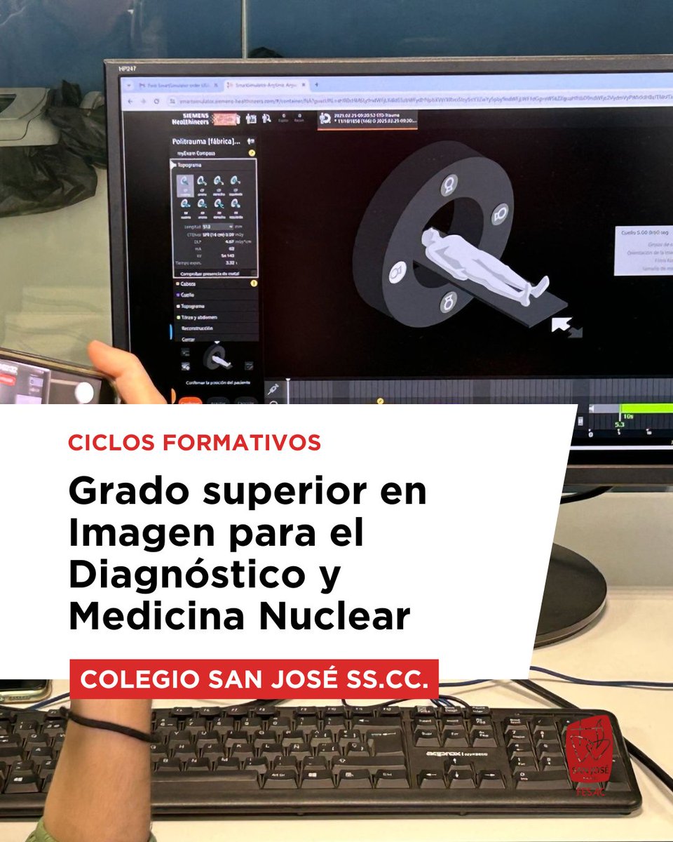 🩻 ¿Te interesa la salud y la tecnología?

Estudia Imagen para el Diagnóstico y Medicina Nuclear en FESAC.

📩 secretaria@fesac.es | 📞 600 959 198
#FPsanitaria #FESAC