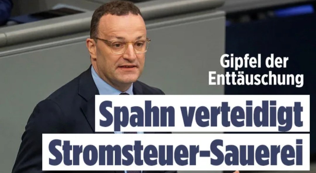 Der Gipfel der Enttäuschung:
Jens Spahn ist immer noch im Amt.

#SpahnUntersuchungsausschuss 
#SpahnImmunitätsaufhebung 
#SpahnRücktritt