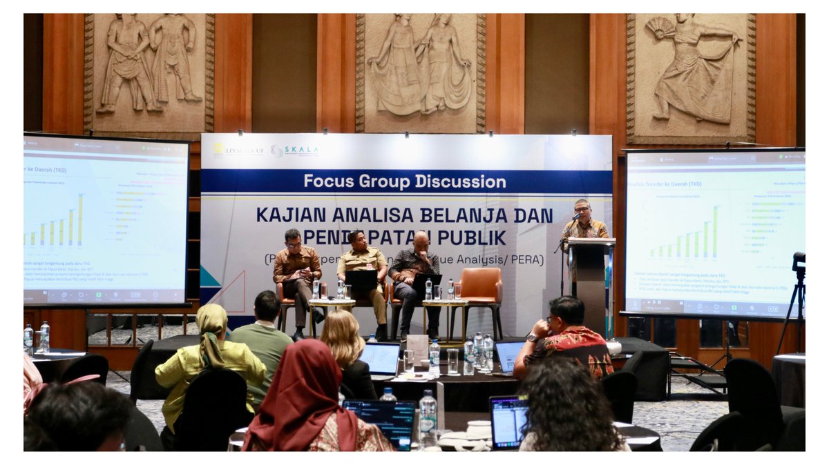 LPEMFEBUI's tweet image. FGD Kajian Analisis Belanja dan Pendapatan Publik (Public Expenditure and Revenue Analysis/ PERA), 1 Juli 2025.
Kajian ini hasil kerja sama antara LPEM FEB UI dengan Sinergi dan Kolaborasi untuk Akselerasi Layanan Dasar (SKALA), sebagai bagian dari Rencana Kerja Tahun 2024/2025โฆ