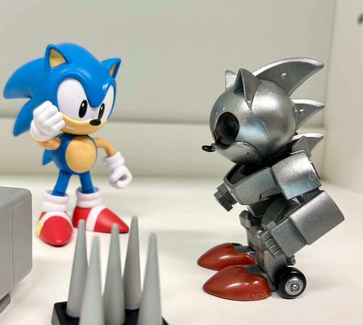 kumakomagoma's tweet image. jakksのソニックシリーズのフィギュアをいくつか開封しました。メカソニックのフィギュアはあまり見かけない気がするので新鮮。テイルスとエミーもかわいい造形でこちらも満足✨ #SonicTheHedgehog #ソニかつ