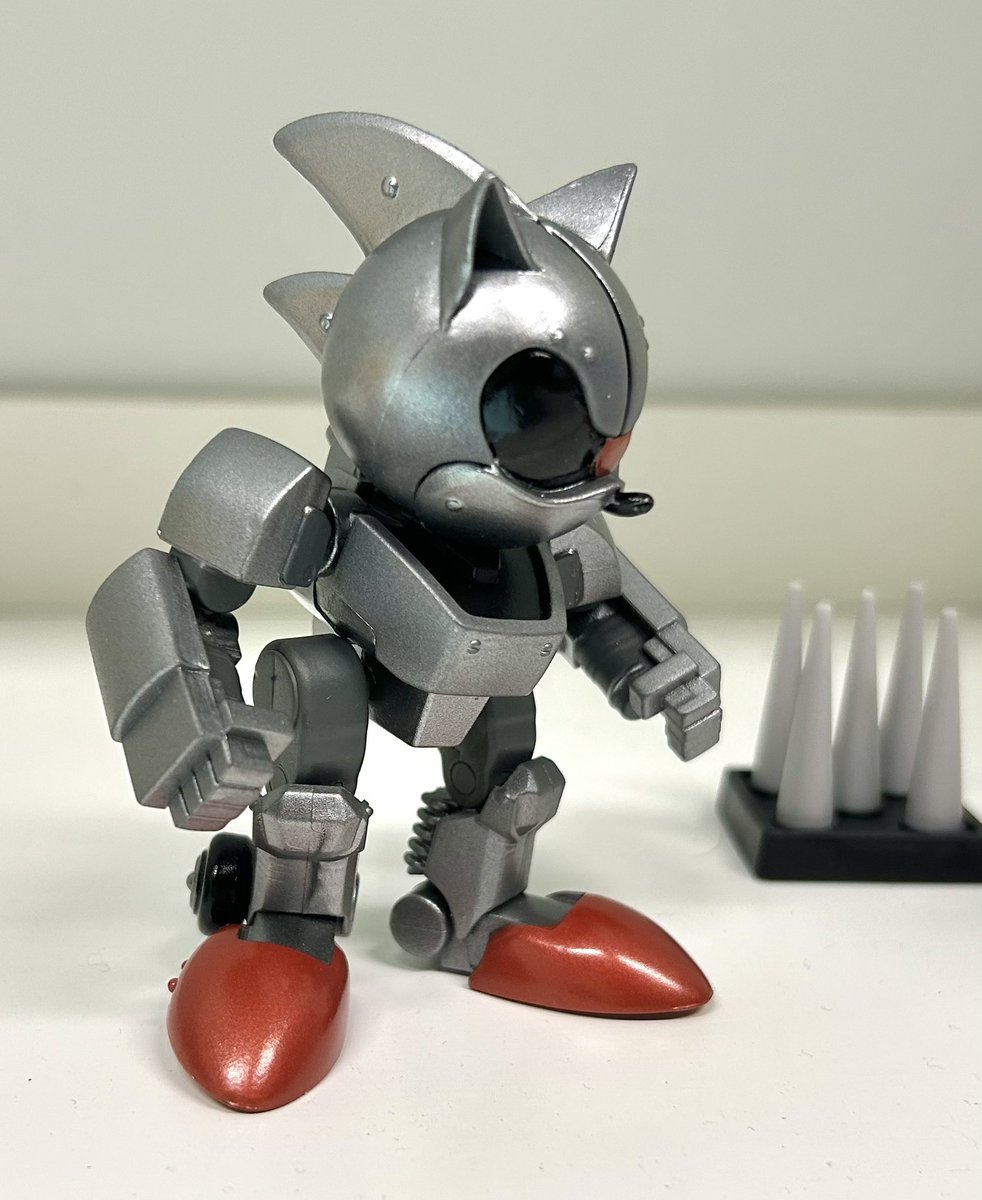 kumakomagoma's tweet image. jakksのソニックシリーズのフィギュアをいくつか開封しました。メカソニックのフィギュアはあまり見かけない気がするので新鮮。テイルスとエミーもかわいい造形でこちらも満足✨ #SonicTheHedgehog #ソニかつ