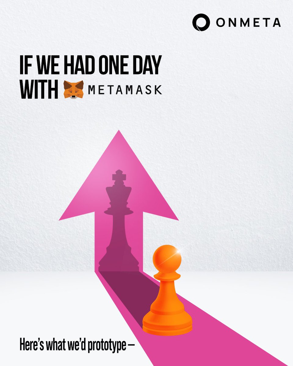 onmetahq's tweet photo. If we had one day with MetaMask…
 We’d give it what it’s missing in India: ✅ UPI checkout ✅ Instant INR ramps ✅ Infra that feels local

OnMeta makes wallets work for Bharat. 🇮🇳

#OnMeta #MetaMask #Web3UX #CryptoForIndia #UPI #INR #DeFi #CryptoUX #Dapps https://t.co/tMPdaXFA1H