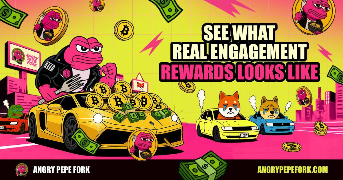 They post for clout.
You post for rewards.

$APORK flips the script — turning every like, tweet, and share into real value.
Forget the hype. This is how memes work.

💢 Real utility. Real rewards.
💢 angrypepefork.com