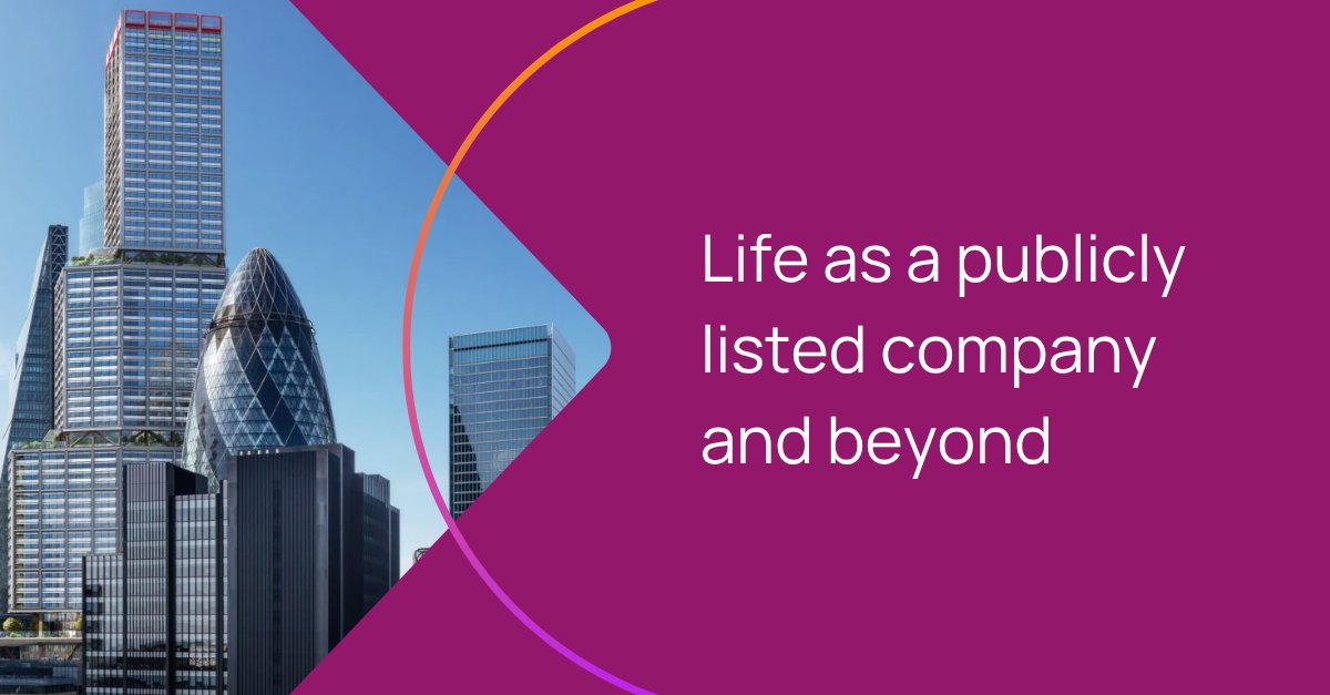 Computershare's tweet image. 📢 Life after IPO: what now?
Going public is a milestone – but it’s just the start. @LaytonsLegal ETL & Computershare unpack what it really means to be a listed company, from compliance to growth.
🔗 spr.ly/60144YAsC
#IPO #CorporateGovernance #InvestorRelations