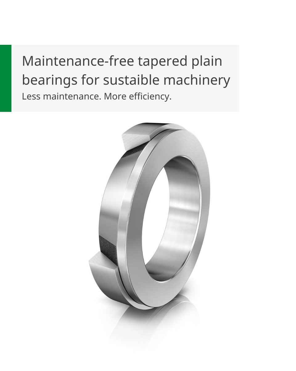 SchaefflerGroup's tweet image. Our tapered #PlainBearings for construction machinery: Less maintenance + less lubricant = lower environmental impact ♻️⚙️
The bearings help conserve resources & ensure long-lasting, efficient operation, especially under demanding conditions.
Learn more: spkl.io/Schaeffler/601…