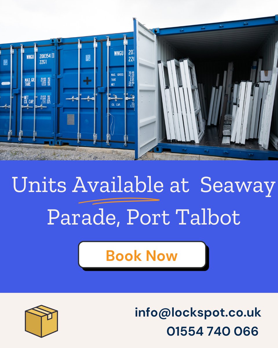 𝐍𝐞𝐞𝐝 𝐞𝐱𝐭𝐫𝐚 𝐬𝐩𝐚𝐜𝐞 𝐢𝐧 𝐏𝐨𝐫𝐭 𝐓𝐚𝐥𝐛𝐨𝐭?📦

Whether you're moving house, running a business, or just need to declutter, we've got secure self storage units ready and waiting for you!
Reserve your unit today! 👇
mycsa.odoo.com/r/lMJ

 #LockspotUK
