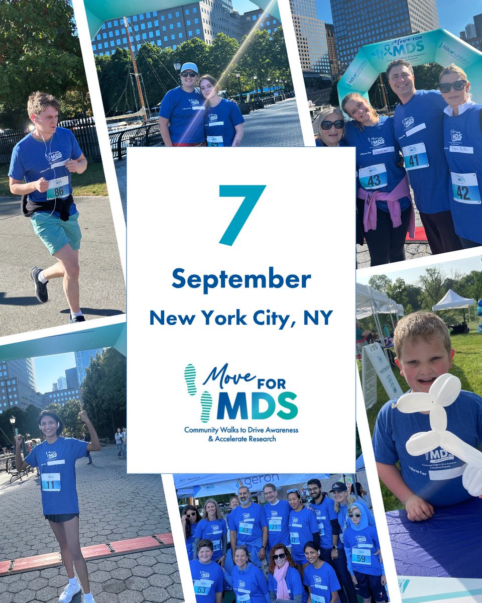 MDSFoundation's tweet image. Mark your calendars for September 7 and join us at Battery Park City Promenade in NYC for our Move for MDS walk.
Come together for a meaningful day of support and fun, with yard games, face painting, and more for all ages.
Register today: bit.ly/4kM1jjc