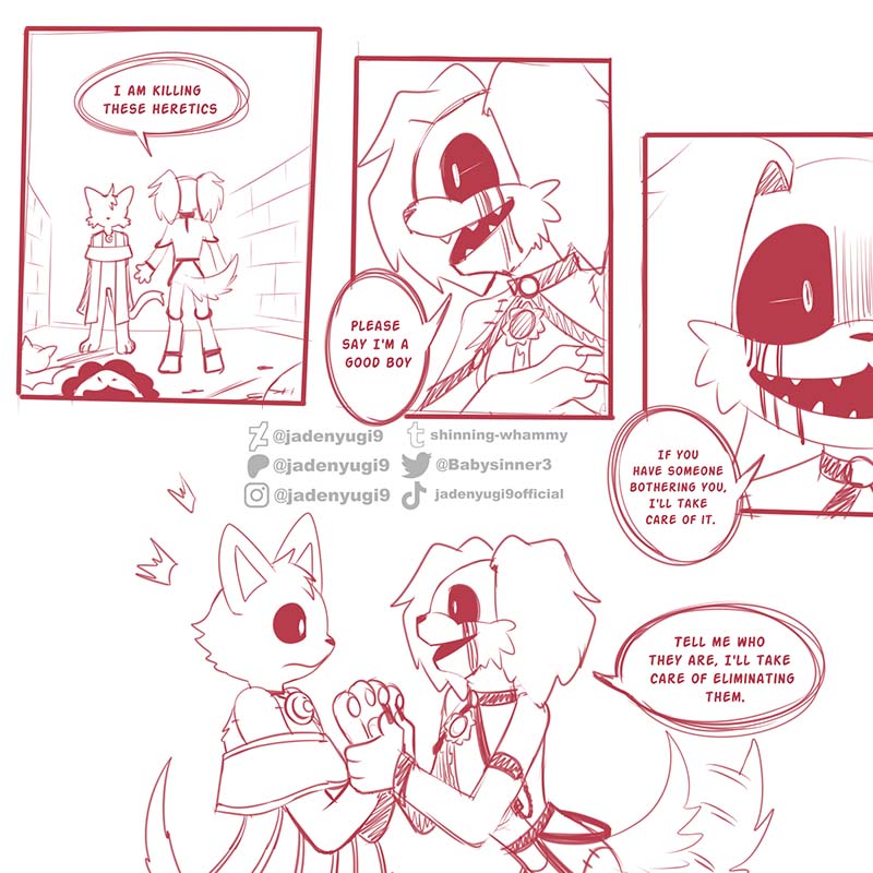 Babysinner3's tweet photo. #evilteam #dogday #catnap  
PROTECT YOU
luna decide to check red since sol told him he act so weird after his chat and luna believe Ed did something to him so decide to check just to have this chat with insane red
insane Red DD by me
LunarEclipse CN by @/violet_mid https://t.co/1B0Y5Leo0m
