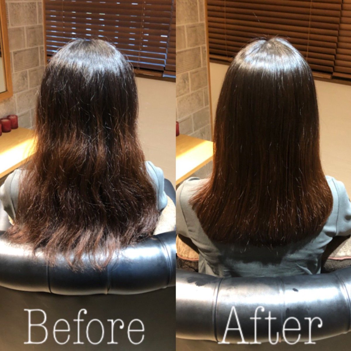 dearssalon's tweet photo. 全体が波の様にうねり、まとまりがなかった髪が、
触りたくなるような艶々としたキレイな髪の毛に 。

お客様からは、

「いろんな人に触ってもらいます！本当にありがとうございます！」

と喜んでいただけました！

▼髪質改善エステの詳細・お問い合わせはこちら
https://t.co/FCFxcIem5K https://t.co/ch3pVTOT5X