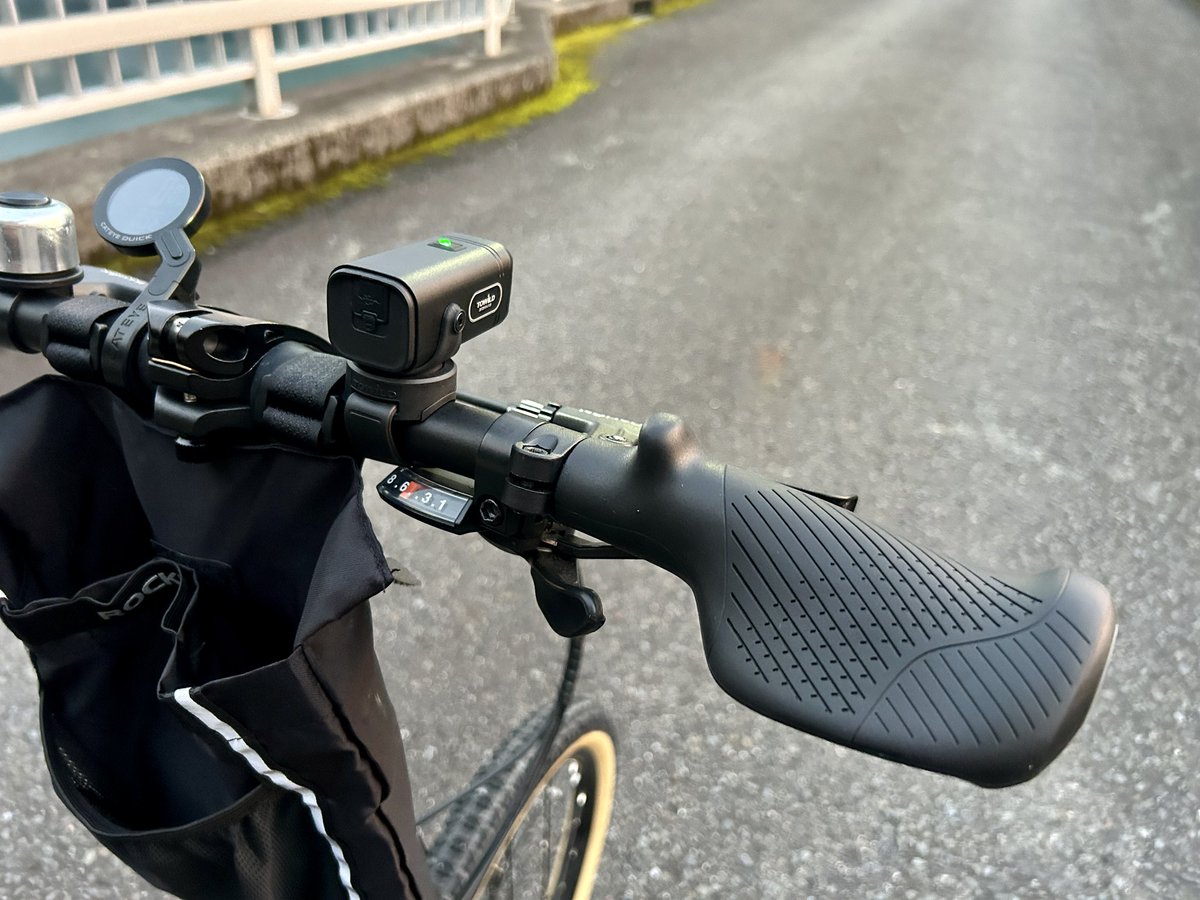 やっと交換後のグリップで走れたけど、全然違う！めちゃくちゃ乗りやすいし、振動の伝わりが激減🫨
すごく楽ですわ！
#エルゴン #GT1