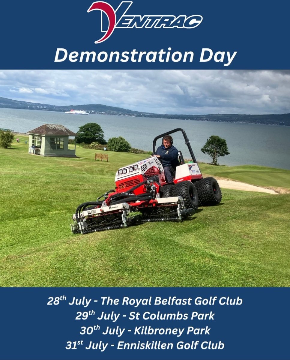 thebigmowerman's tweet photo. @ventrac Demo Days in Northern Ireland with our dealer Laird Grass Machinery at various venues. Get in touch with Martin or Keith to book your place. @priceturfcare @TurfBusiness @GroundsFest @BIGGALtd https://t.co/bq7yryICa6