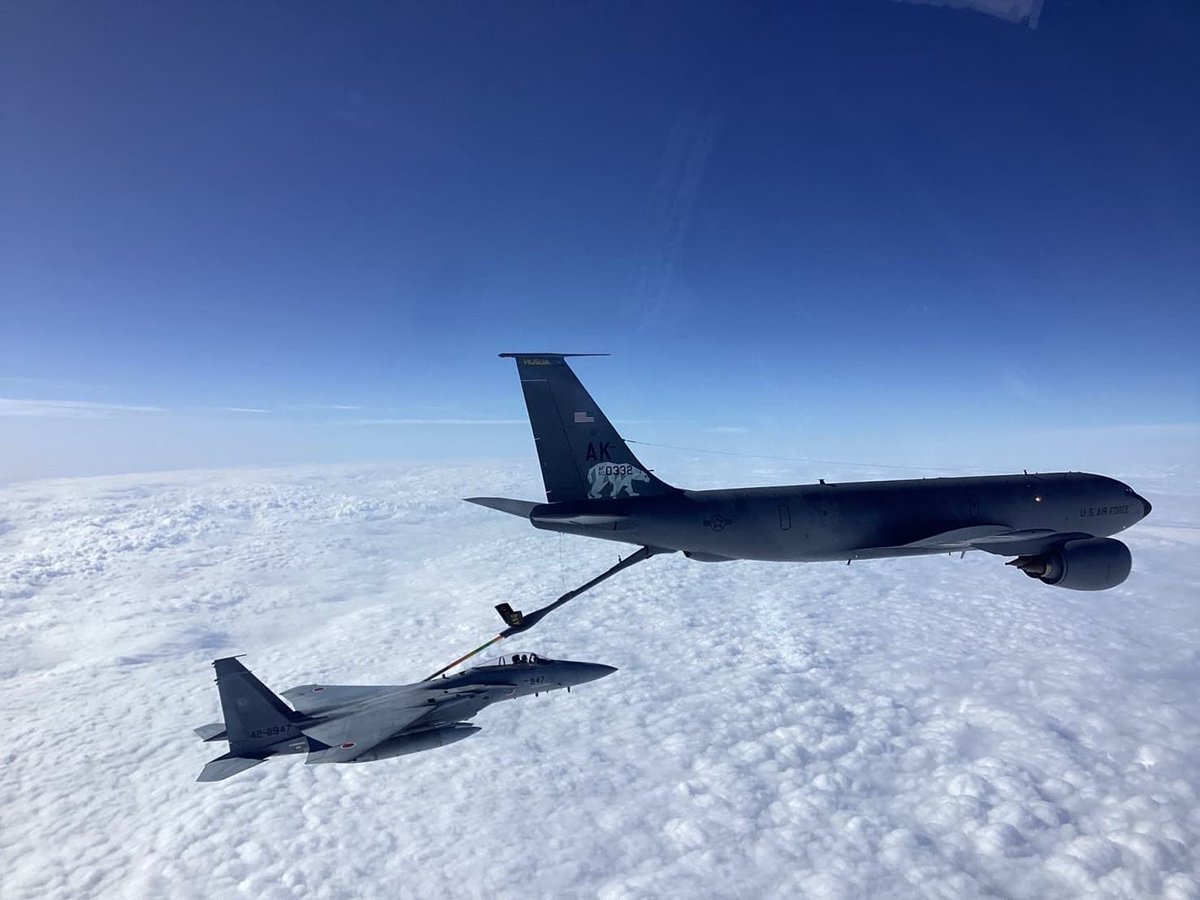 Naha_AirBase's tweet photo. Thank you for inviting us! We had a great time.
And we hope our good relationship will last.
#RedFlagAlaska #168thwing #FOIP https://t.co/d3d1ZGxa6p