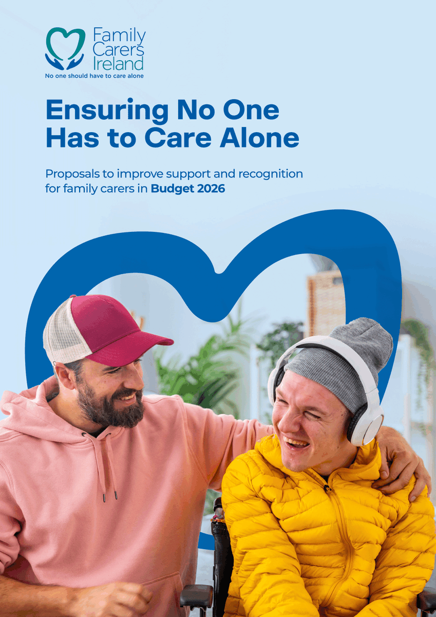 CarersIreland's tweet image. "Family carers need tangible reforms, not just praise. The cost of continued delays and unfulfilled commitments is severe, with lasting impacts on families and wider society. Now is the time for the Government to step up and deliver." #Budget26
🔗familycarers.ie/news-press-rel…