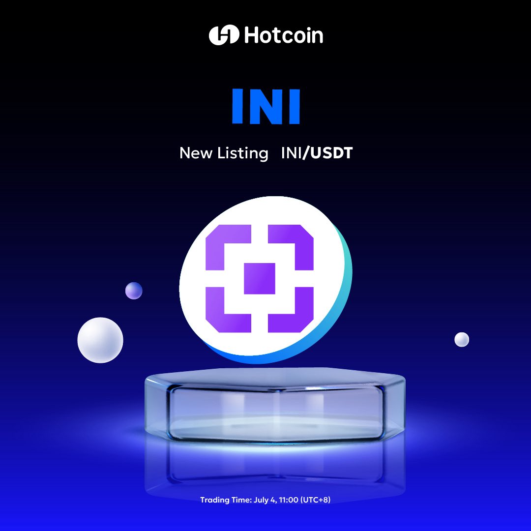 💡Building Web3?

With InitVerse, you don’t need to reinvent the stack — it’s all here: chain, cloud &amp; SaaS. <a href="/InitVerse/">InitVerse</a> 

📅 $INI listing on Hotcoin: July 4, 11:00 (UTC+8)

Details: m.hotcoin.com/support/articl…
#Hotcoin #INI #FHEVM #Web3Dev #SaaSInfra