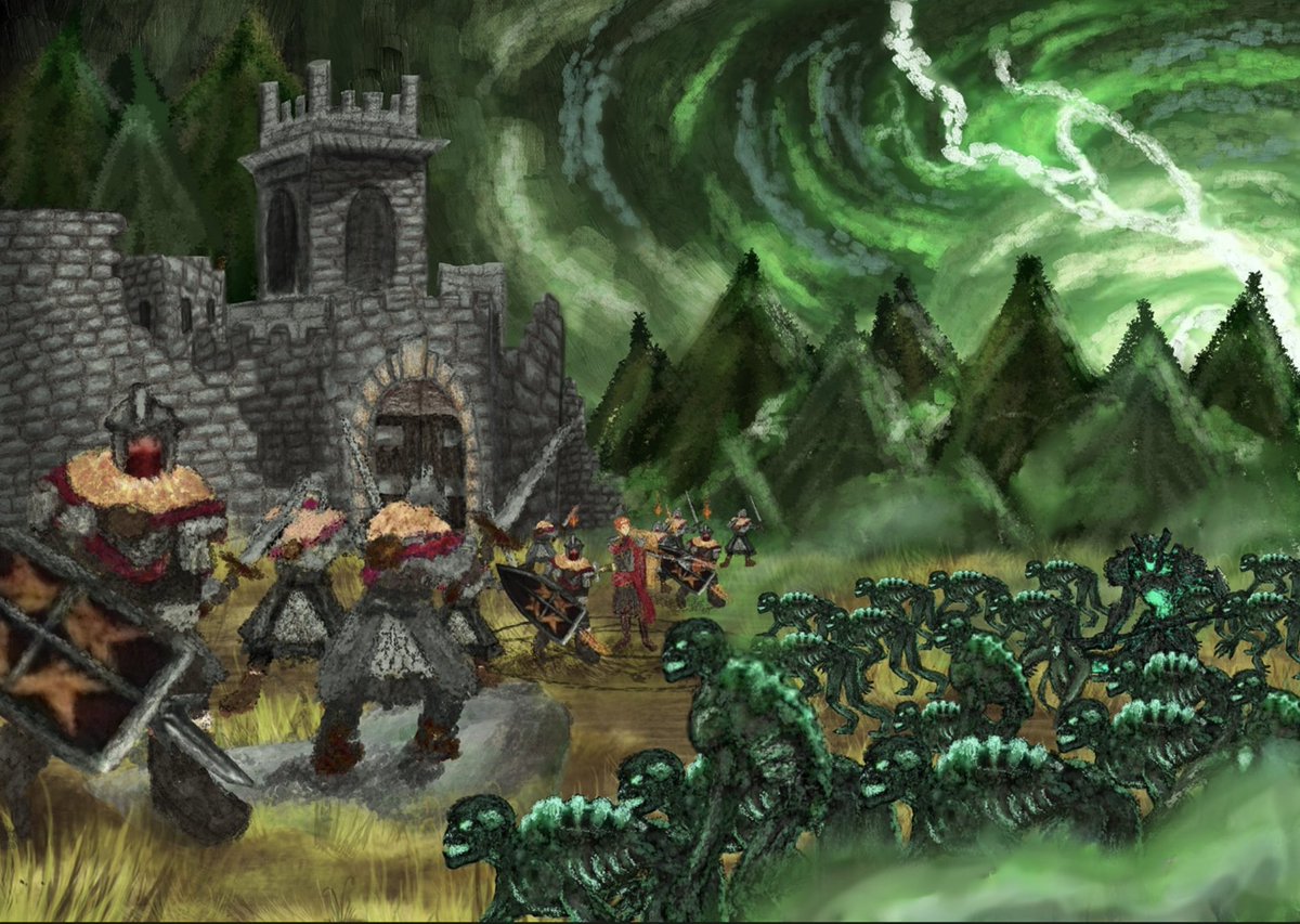 🎨Fan Art🎨

Nika's amazing piece incredibly shows us Aelis leading her troops valiantly against the haunting Nightmares that crawl their way out of the Veil 💨