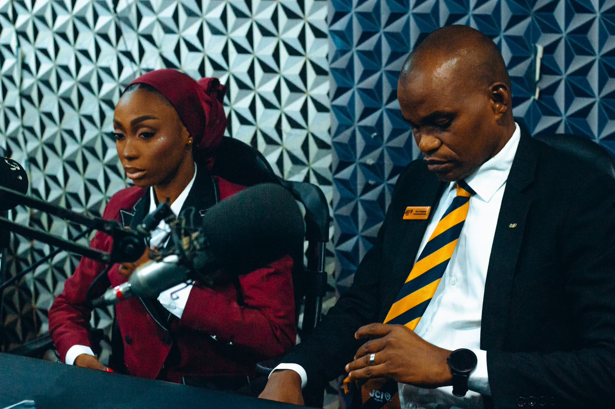 jci_nigeria's tweet photo. As part of the build-up to LÁYÍPO ‘25 – JCI Nigeria Collegiate Conference, the excitement hit the airwaves at Diamond FM, University of Ibadan.

In true ELV8 fashion, this media run was more than a visit — it was a moment to amplify the essence of LÁYÍPO.. https://t.co/TXGKkUh5y7