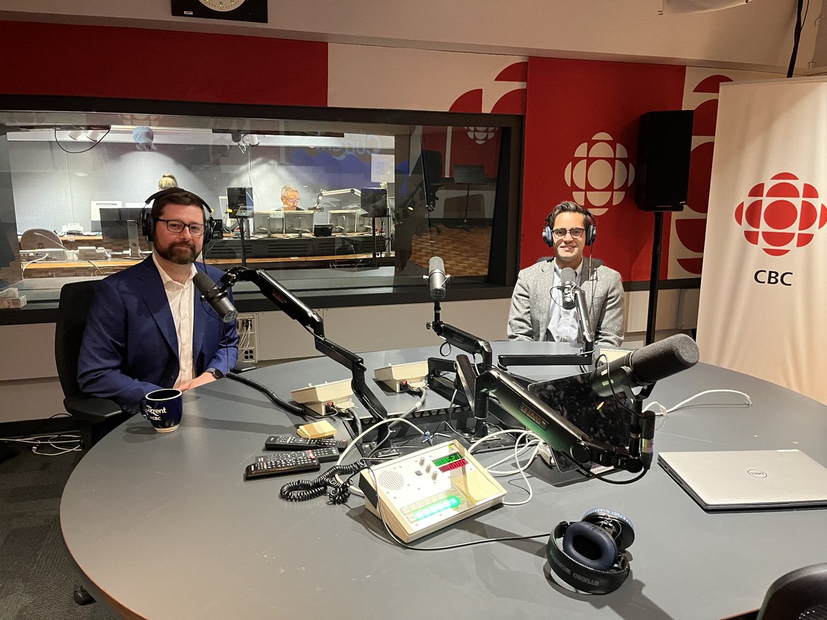 R_Mallough's tweet photo. It was a pleasure joining CBC's @TheCurrentCBC to talk about the state of internal trade and CFIB's recent report card. Always extra fun to do a hit with internal trade expert @RyanManucha ! #InternalTrade #cdnpoli #RyansOnRadio https://t.co/5k9OgkVQNV