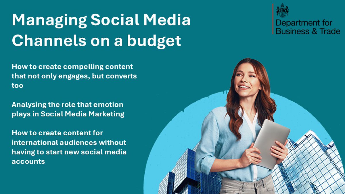 Join us for this hands-on session that will provide practical tips and strategies to efficiently manage and grow your social media channels, leveraging the key to success online.

Click here to find out more and sign up to this event:hubs.la/Q03vnJRV0