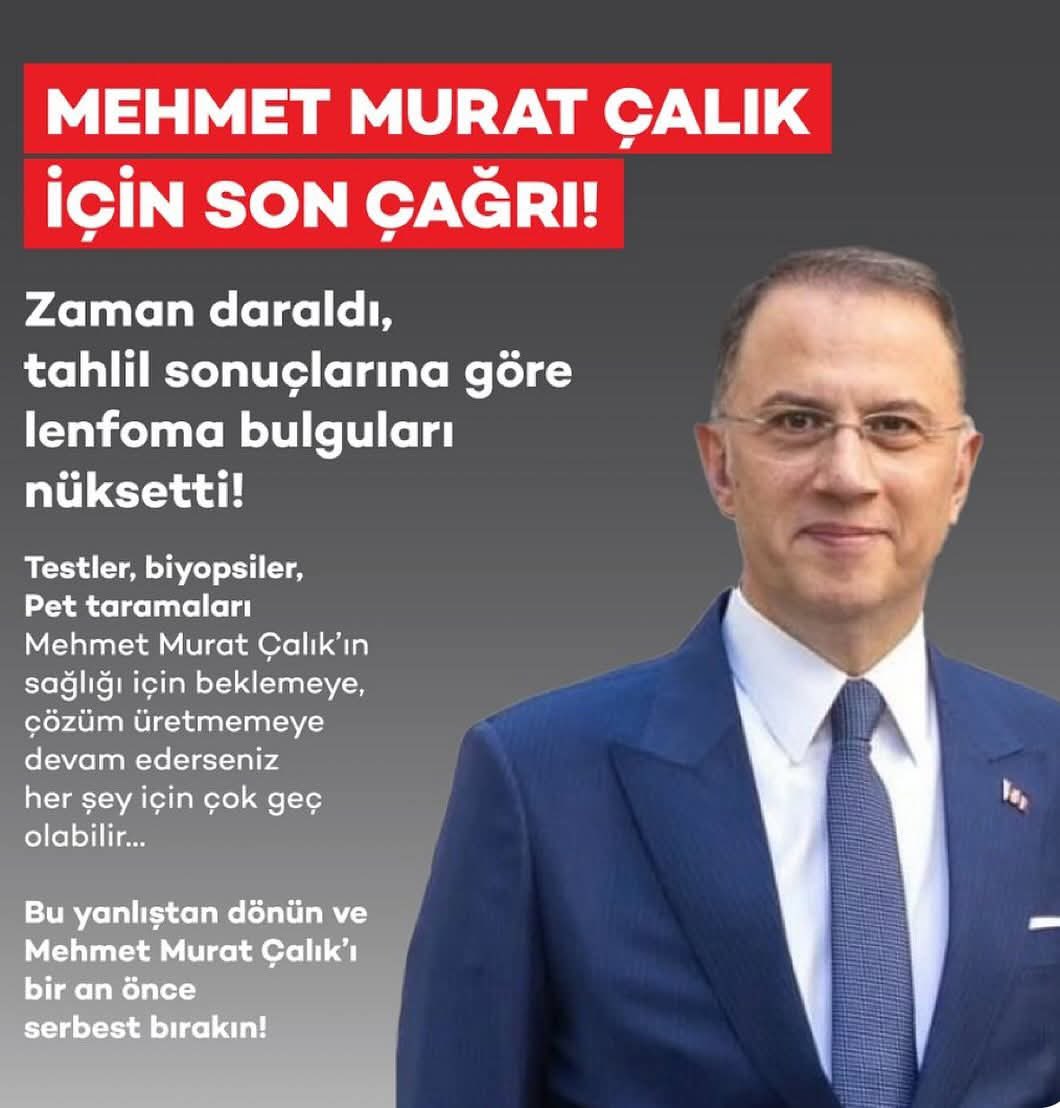 Fatih Suat Oyman (@fatihsuatoyman) on Twitter photo Çok üzgünüm. Başkanım sen her zaman güçlüydün hep güçlü kalacaksın.
Mehmet Murat Çalık serbest bırakılsın!
<a href="/mmuratcalik/">Mehmet Murat Çalık</a> Çok üzgünüm. Başkanım sen her zaman güçlüydün hep güçlü kalacaksın.
Mehmet Murat Çalık serbest bırakılsın!
<a href="/mmuratcalik/">Mehmet Murat Çalık</a>