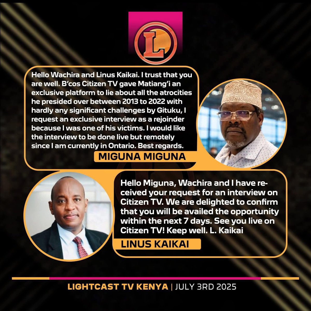 Cde. Josiah Adiema Adiema (@thedebateguru) on Twitter photo Ja Apondo is about to blow your TV Screens. Magina to the World
BTW, why didn't <a href="/SamGituku/">Sam Gituku</a> ask <a href="/DrMatiangi_2027/">Dr. Fred Matiang'i 2027</a> any <a href="/MigunaMiguna/">Dr. Miguna Miguna</a> Deportation Fiasco related question? Or even the ignored Court Orders!
Well, I am glad <a href="/citizentvkenya/">Citizen TV Kenya</a> will give him the chance. Ja Apondo is about to blow your TV Screens. Magina to the World
BTW, why didn't <a href="/SamGituku/">Sam Gituku</a> ask <a href="/DrMatiangi_2027/">Dr. Fred Matiang'i 2027</a> any <a href="/MigunaMiguna/">Dr. Miguna Miguna</a> Deportation Fiasco related question? Or even the ignored Court Orders!
Well, I am glad <a href="/citizentvkenya/">Citizen TV Kenya</a> will give him the chance.