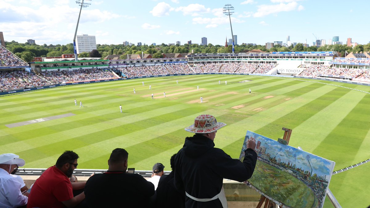 Edgbaston Stadium (@edgbaston) on Twitter photo The artist making the art ๐จ
Great to have <a href="/andybisanartist/">Andy Brown</a> at Edgbaston showcasing his incredible skills The artist making the art ๐จ
Great to have <a href="/andybisanartist/">Andy Brown</a> at Edgbaston showcasing his incredible skills