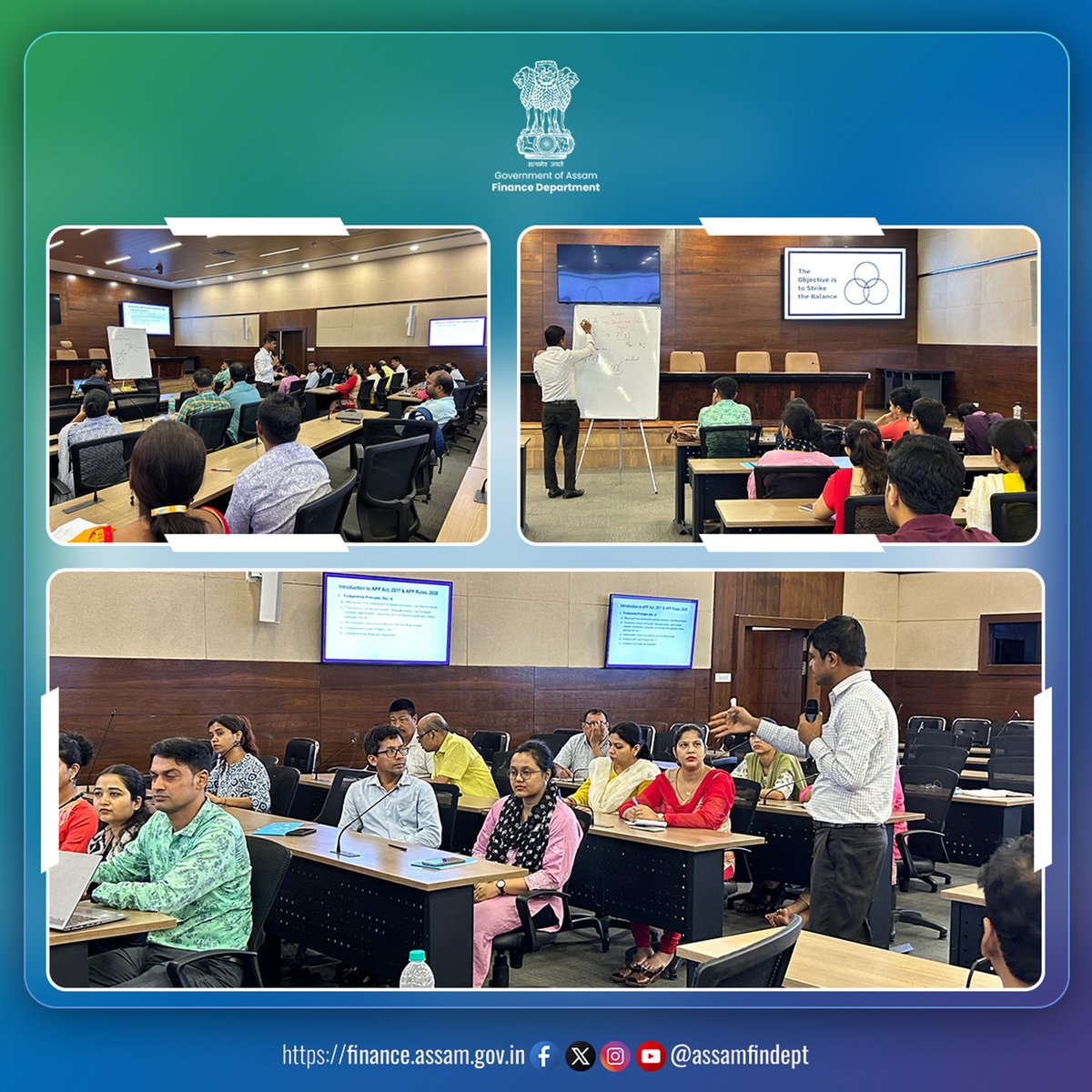 AssamFinDept's tweet image. An interactive training on 'Procurement Compliance: What Every Finance Official Must Check in Proposals' was held today at Janata Bhawan, led by in-house procurement expert Manzil Hussain.
#Procurement #FinanceTraining #ComplianceMatters #GovernmentFinance #CapacityBuilding