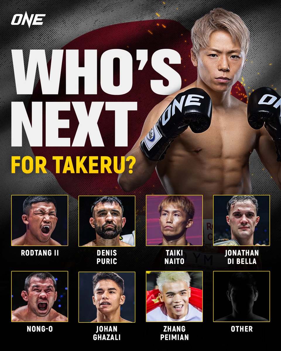 Who should the "Natural Born Krusher” face next? 😎 <a href="/takerusegawa/">武尊 takeru</a>