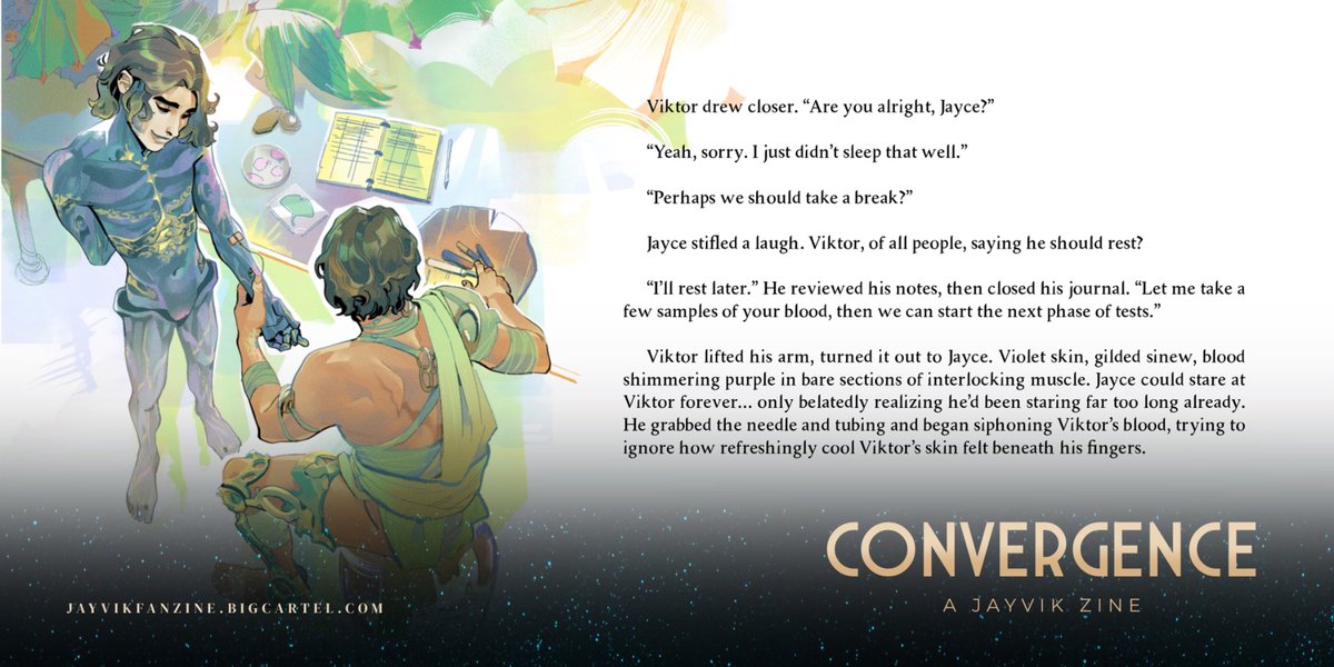 The amazing and talented <a href="/spicedrobot/">En ☆ arcane s2 spoilers!</a> has also written a finger-licking good fic for the NSFW portion of the Convergence Zine and I had the pleasure to create spot arts for them!!!🔥👀