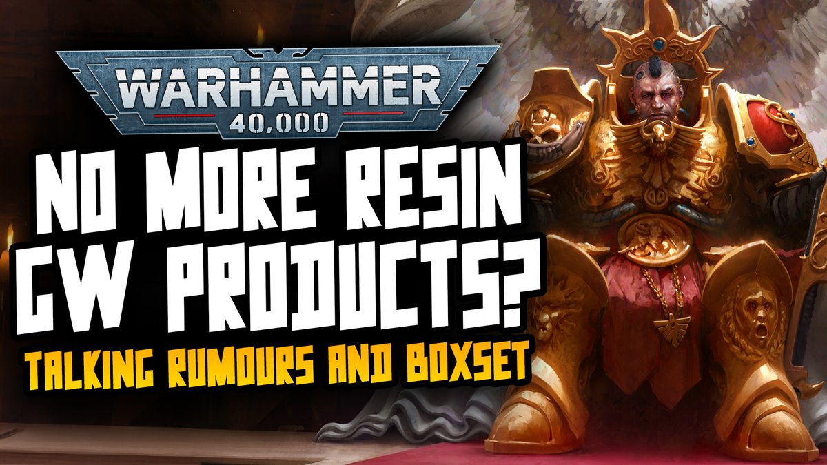 Something I have been talking about for a while now is rumours of Games Workshop getting rid of their resin product range, I think they have hinted at it in their new article, I think the first range will be the Custodes to go fully plastic #warhammer 

youtu.be/qWsH5nPNwv4