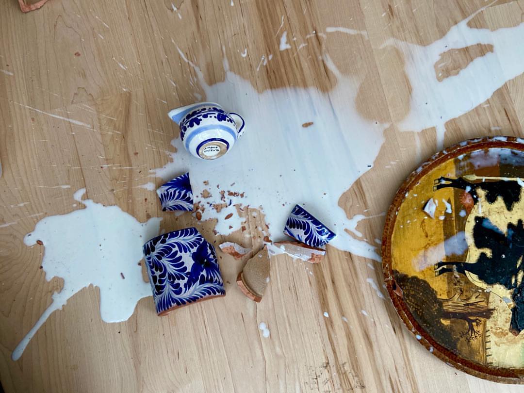 Trying not to cry over it.