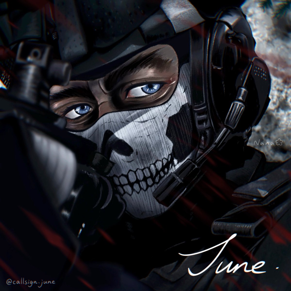 Bajinna's tweet photo. June.
#CallofDuty #masked https://t.co/4SgTlf30eT