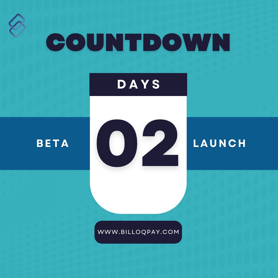 Billoqpay's tweet photo. The wait is almost over.

#Billoqpay #Crypto #Web3 #SmoothPayments #NoMorePaymentWahala https://t.co/zW078Uc0lo