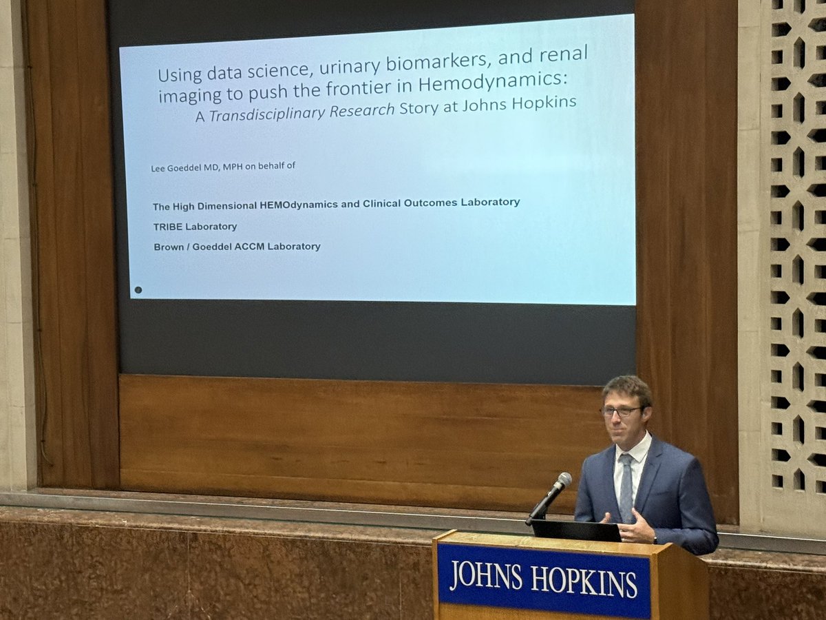jwolpaw's tweet image. So excited to hear my amazing friend and colleague @LeeGoeddel give Grand Rounds this morning! An inspiring story of research success!