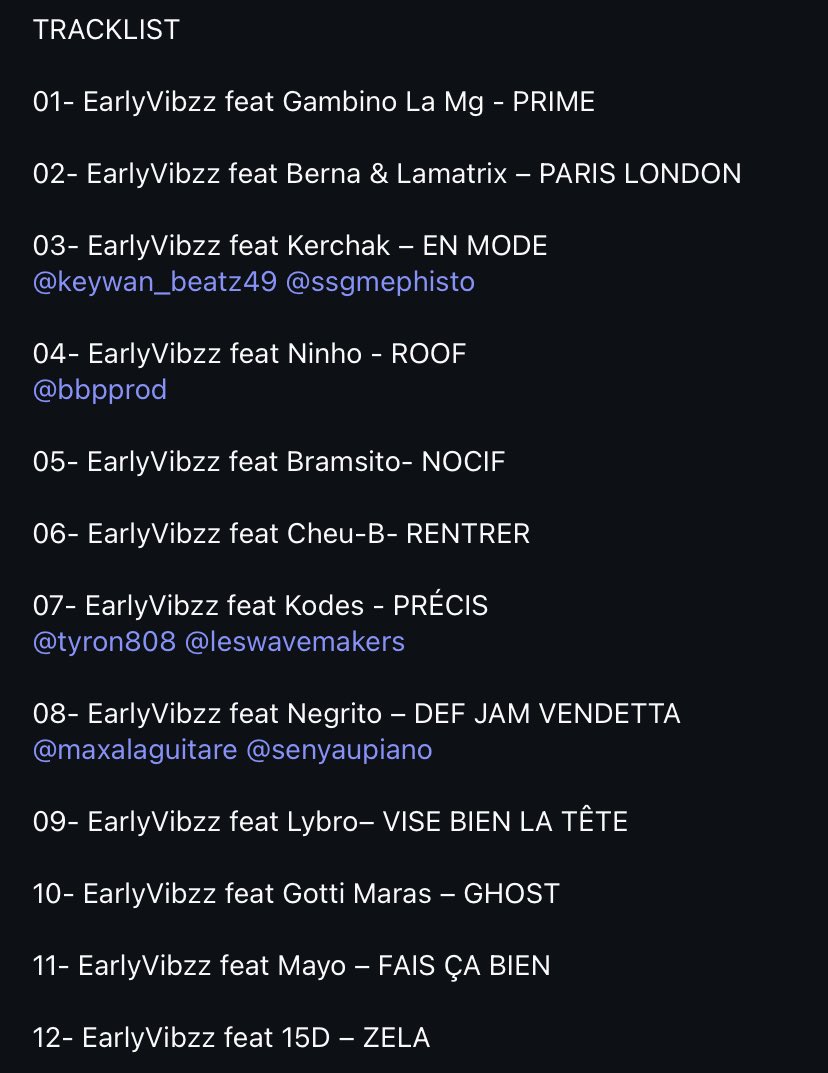 cheubworld's tweet image. CHEU B sera présent sur le projet VIBZZ de EarlyVibzz 🚨

Track 6 – RENTRER 

Gros projet avec un casting XXL dispo le 11 JUILLET 💿 

#CheuB #VIBZZ #RENTRER #EarlyVibzz
