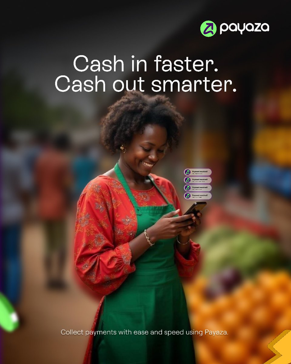 MypayazaKe's tweet image. July is for getting paid and paying right.
 Payaza helps you collect and disburse funds like a pro.
 Fast, secure and with zero stress. 
#Payaza #Smartcollections #FintechforMSMEs