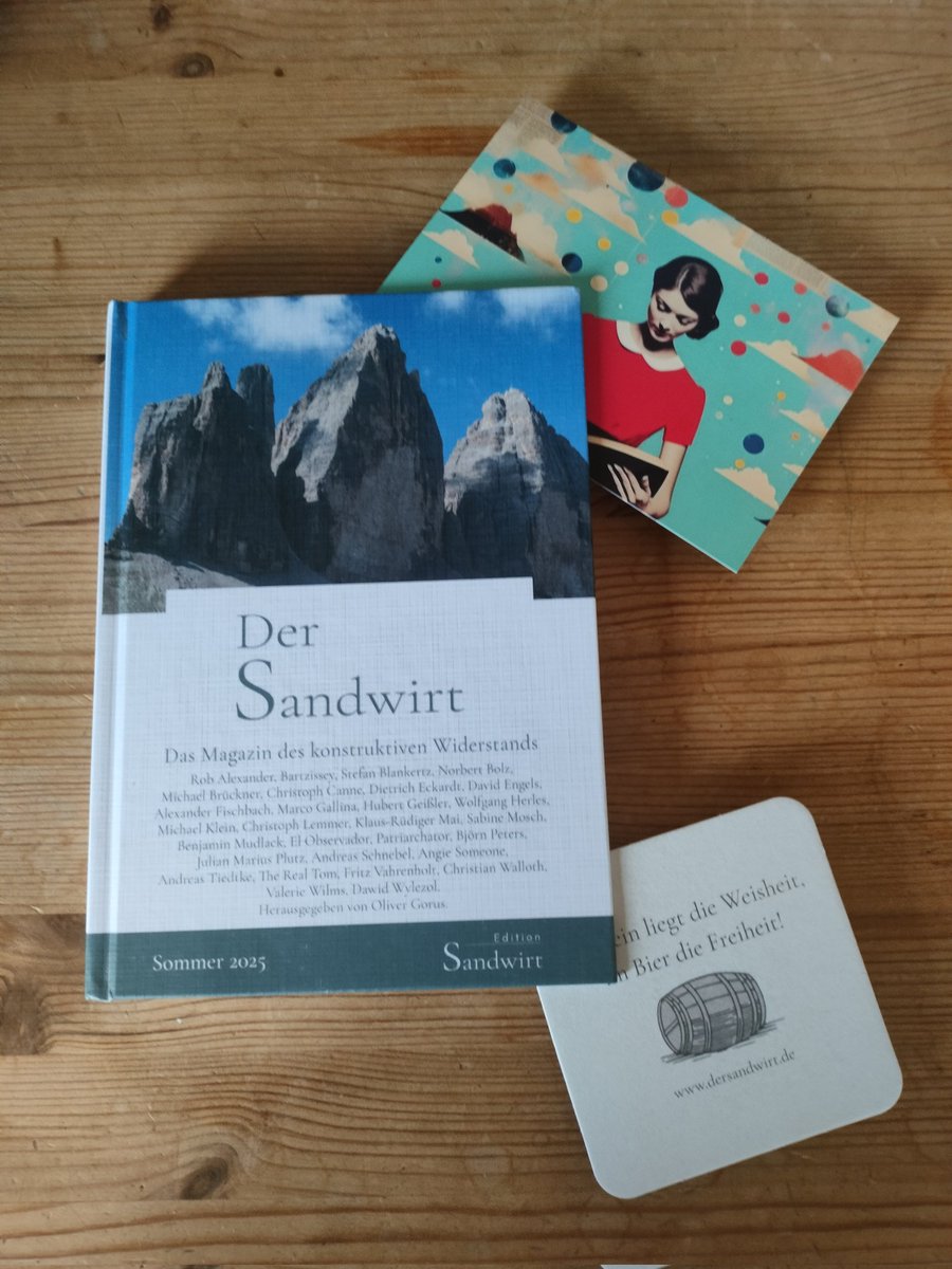Julian Marius Plutz (@julianmplutz) on Twitter photo Der konstruktive Widerstand ist nun auch im Sammelband für den Sommer erschienen. :>
Mit Beiträgen u.a. von <a href="/NorbertBolz/">Norbert Bolz</a> , <a href="/Bjoern_Peters/">Björn Peters</a>, <a href="/KlausMai1/">Klaus-Rüdiger Mai</a>, <a href="/FritzVahrenholt/">Vahrenholt</a>. <a href="/DavidEngels12/">David Engels</a> natürlich mit <a href="/olivergorus/">Oliver Gorus</a> und sogar mit einem Text von mir.
Via <a href="/DerSandwirt/">Der Sandwirt</a> Der konstruktive Widerstand ist nun auch im Sammelband für den Sommer erschienen. :>
Mit Beiträgen u.a. von <a href="/NorbertBolz/">Norbert Bolz</a> , <a href="/Bjoern_Peters/">Björn Peters</a>, <a href="/KlausMai1/">Klaus-Rüdiger Mai</a>, <a href="/FritzVahrenholt/">Vahrenholt</a>. <a href="/DavidEngels12/">David Engels</a> natürlich mit <a href="/olivergorus/">Oliver Gorus</a> und sogar mit einem Text von mir.
Via <a href="/DerSandwirt/">Der Sandwirt</a>