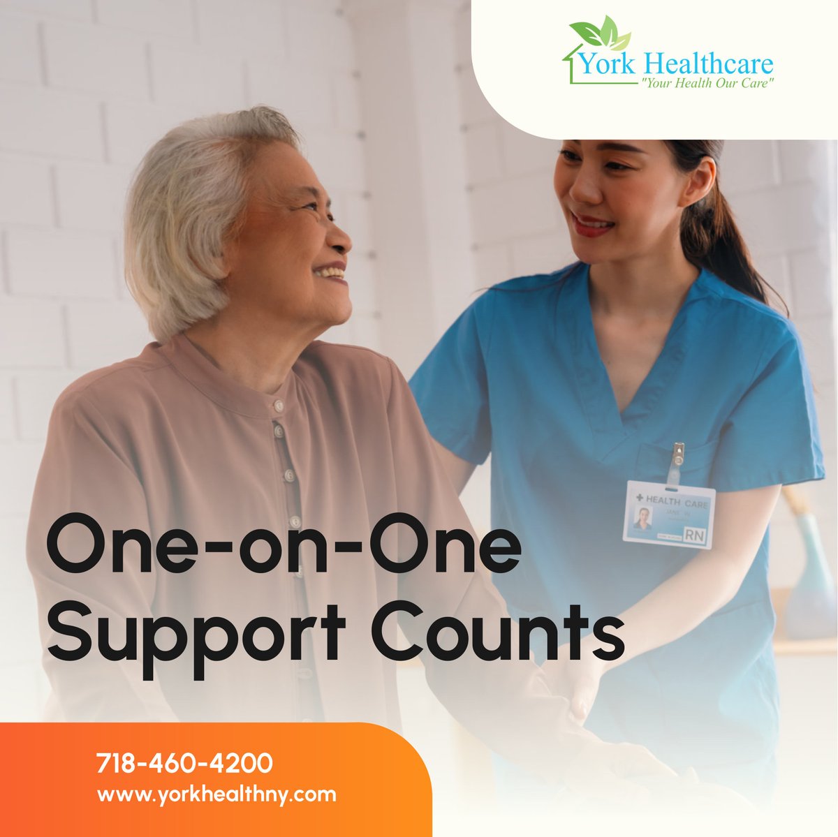 yorkhealthny's tweet photo. 🤝 Your loved one deserves focused, uninterrupted care. With York Healthcare, we prioritize quality time and meaningful support—right in the comfort of home.

#ElmhurstNY #HomeCare #IndividualizedCare #SupportThatMatters #InHomeHelp https://t.co/4TIlRLQ80o
