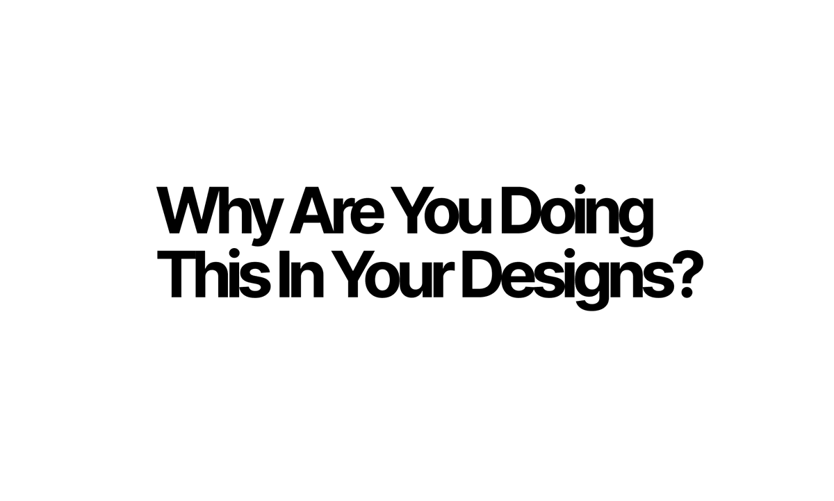 There really needs to be a study on why so many designers insist on capitalising every word in a heading and cranking the letter-spacing so tight it’s practically illegible.