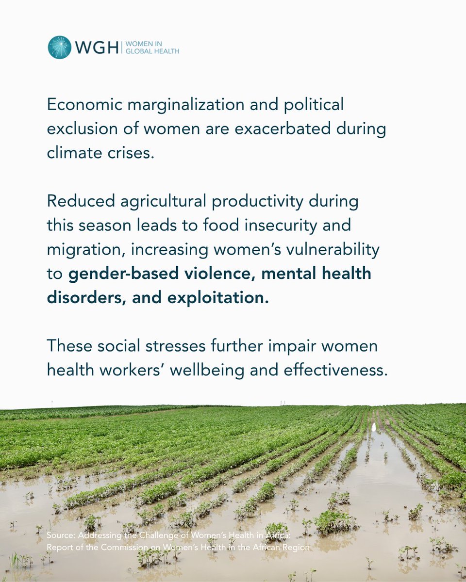 womeninGH's tweet photo. Protecting women health workers protects us all. 🌍
Let’s recognize their resilience, amplify their challenges, and commit to policies that empower and safeguard them.
#climatecrisis #protecthealthworkers https://t.co/XGvgmC2Lk5