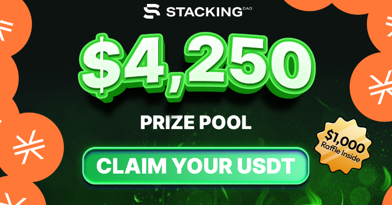 MagicStoreWeb3's tweet photo. 🚨 Just a few tasks = Instant 50¢ USDT

Stacking DAO Hot Offer is almost full (5384/6500 claimed)

💥 Plus: Unlock a shot at the $1,000 raffle

No karma. No waiting. Just claim and earn.

⏳ Hurry Up, Just last few spots → https://t.co/idWBPX0BxF
