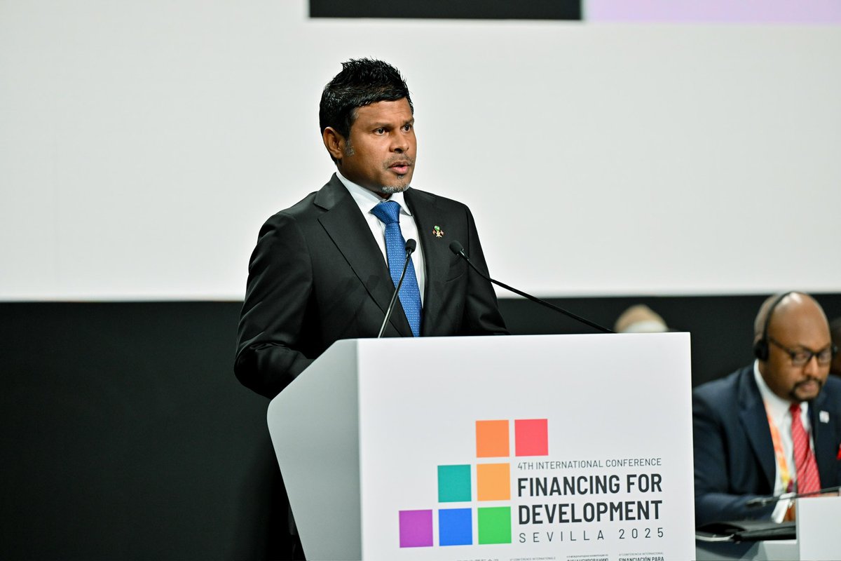 Vice President affirms urgent need to reform international financial architecture presidency.gov.mv/Press/Article/…