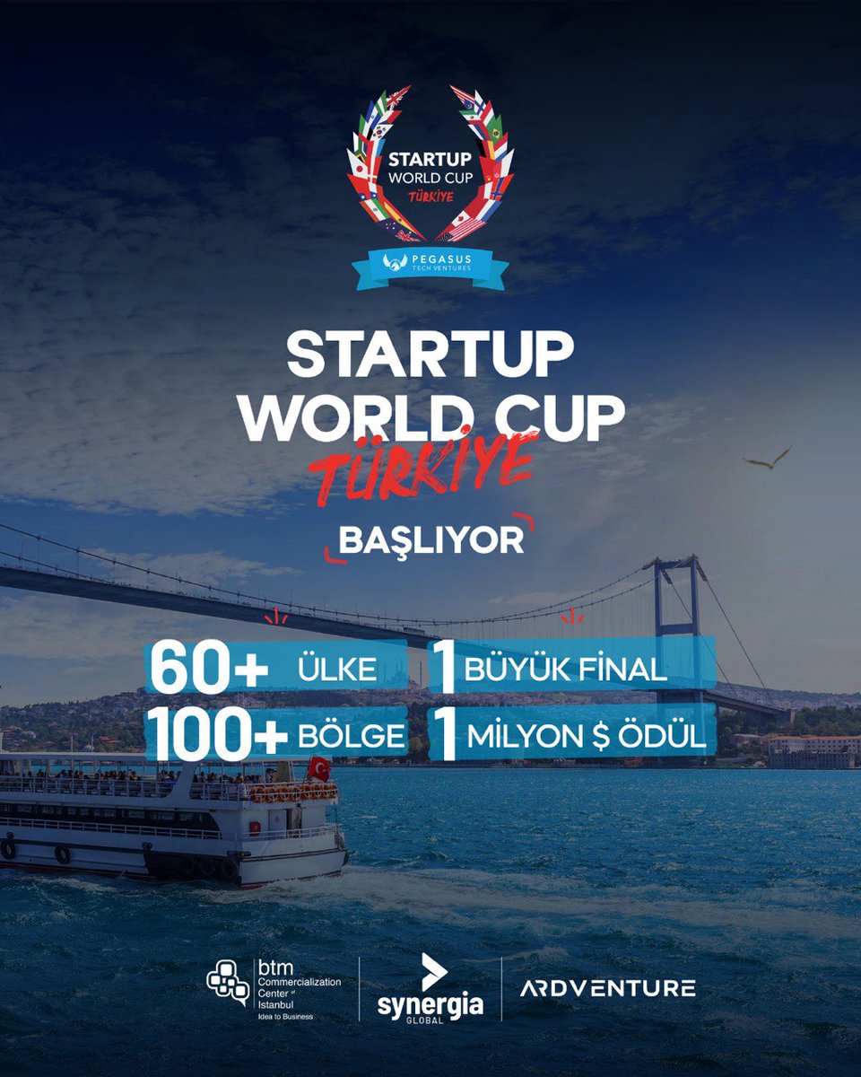 Bilgiyi Ticarileştirme Merkezi (@btmistanbul) on Twitter photo 🚀 Türkiye’den global sahneye açılmak isteyen tüm girişimciler!
Startup World Cup Türkiye, sizi dünya çapında bir fırsatla buluşturuyor. <a href="/swcturkiye/">Startup World Cup Türkiye</a>
Programa seçilen girişimler; mentörlük, networking olanakları, reverse pitching oturumları ve daha fazlasıyla desteklenecek. 🚀 Türkiye’den global sahneye açılmak isteyen tüm girişimciler!
Startup World Cup Türkiye, sizi dünya çapında bir fırsatla buluşturuyor. <a href="/swcturkiye/">Startup World Cup Türkiye</a>
Programa seçilen girişimler; mentörlük, networking olanakları, reverse pitching oturumları ve daha fazlasıyla desteklenecek.