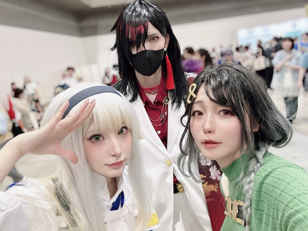 Cosplay🌈🕒／⚠️🚓🐾手袋なし

組み合わせカオス〜！！
にじその思い出🫶🏻

👠⛓️：<a href="/chihichir0/">千都ちひろ🥃💜</a> 
👹🧧：@isoruasahi