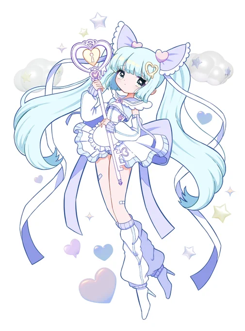 #7月になったのでフォロワーさんに自己紹介しようぜ あの頃のトキメキをコンセプトにイラスト描いたり2D3D作品作ったりしてます!