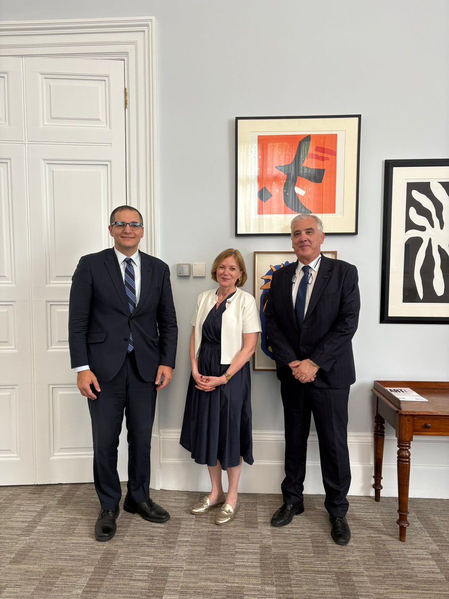 Malta in the UK (@maltainuk) on Twitter photo High Commissioner has recently accompaniePermanent Secretary at @AffarijietBarranin @ChristopherCutajar to a meeting with Dame <a href="/DeborahBronnert/">Deborah Bronnert</a> DCMG, Director-General Europe at the <a href="/FCDOGovUK/">Foreign, Commonwealth & Development Office</a>.
They discussed issues of mutual interest to Malta and the UK.
#maltaukrelations High Commissioner has recently accompaniePermanent Secretary at @AffarijietBarranin @ChristopherCutajar to a meeting with Dame <a href="/DeborahBronnert/">Deborah Bronnert</a> DCMG, Director-General Europe at the <a href="/FCDOGovUK/">Foreign, Commonwealth & Development Office</a>.
They discussed issues of mutual interest to Malta and the UK.
#maltaukrelations