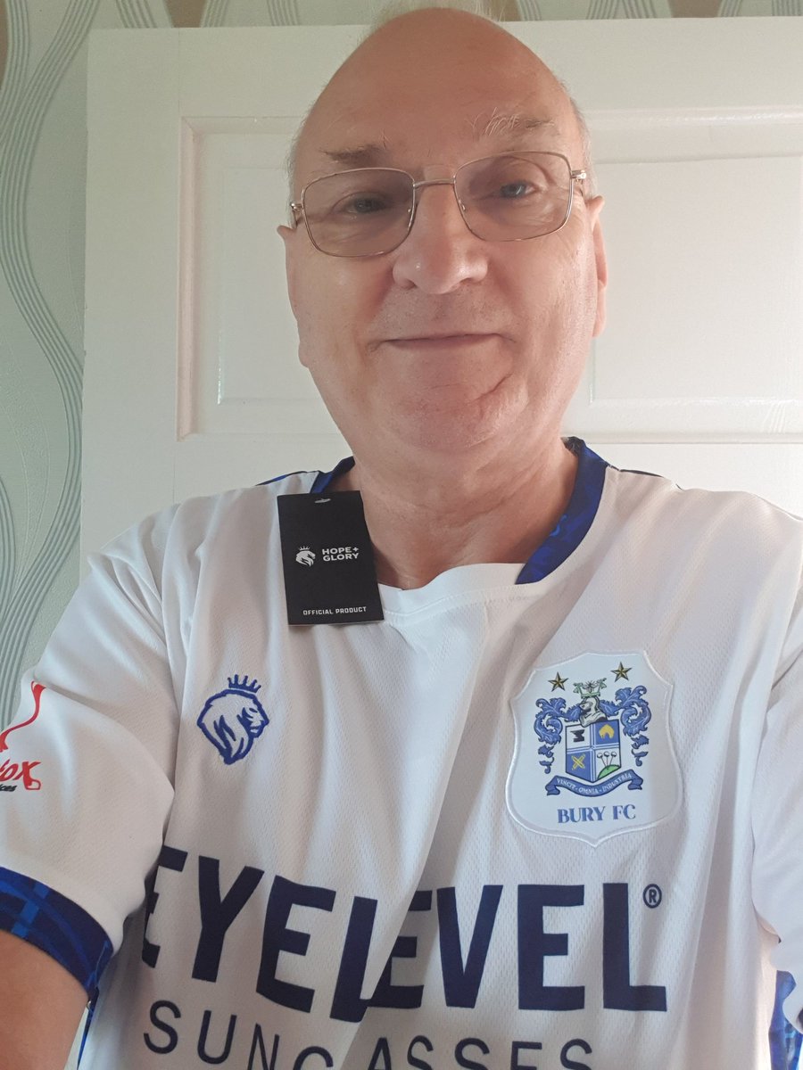 ICTGodfather's tweet image. Look what's just arrived 😍 
Thank you @buryfcofficial and @hgsportswear 
140 years 1885-2025
#UTS 
#partofit